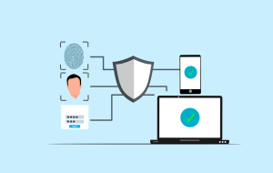 Free cybersecurity security authentication vector
